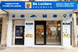fachada be lockers valencia - consigna cerca de joaquin sorolla